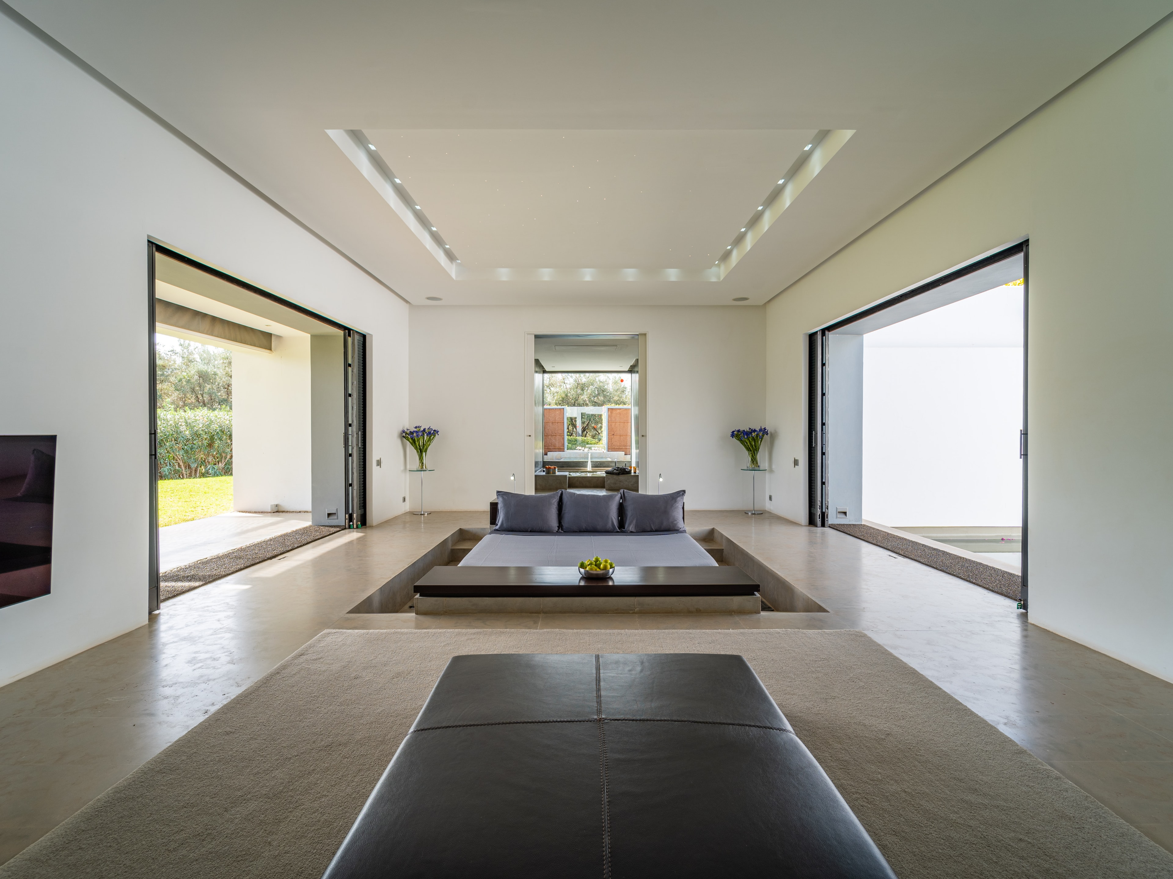 Villa Bajaa outdoor terrace with Atlas Mountain views