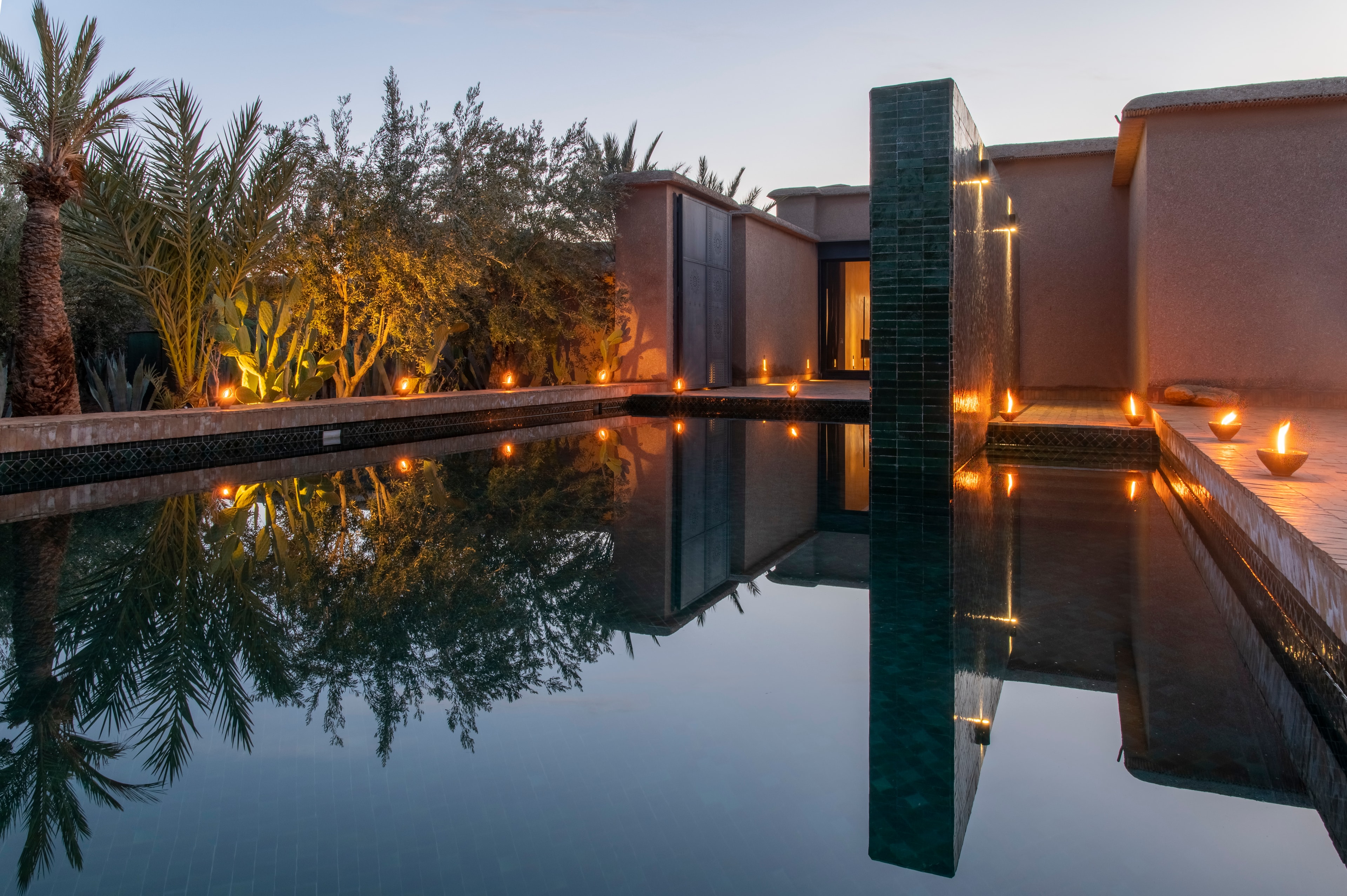 Villa Tigrit courtyard and reflecting pool